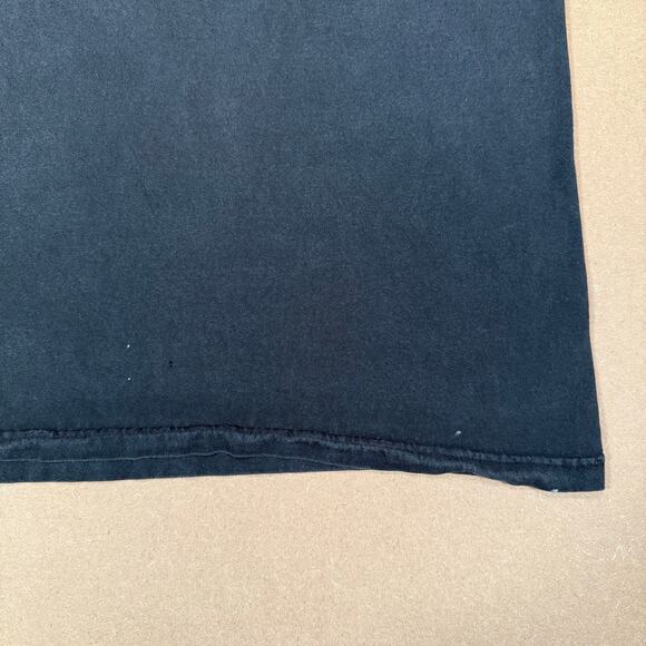 Vintage 90s Aruba Live To Ride Free Eagle Motorcycle Tank Top Black Biker M - Picture 7 of 8